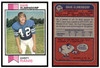 1973 Topps Football Dave Elmendorf #365 Low Grade — Example B front and back of card