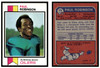 1973 Topps Football Paul Robinson #73 Low Grade front and back of card