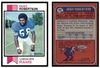 1973 Topps Football Isiah Robertson #65 Low Grade front and back of card