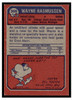 1973 Topps Football Wayne Rasmussen #306 Low Grade — Example B back of card