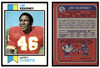 1973 Topps Football Jim Kearney #32 Low Grade — Example B front and back of card