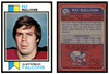 1973 Topps Football Pat Sullivan #251 Low Grade front and back of card