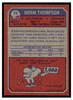 1973 Topps Football Norm Thompson #72 Low Grade back of card