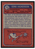 1973 Topps Football Gene Hickerson #183 Low Grade back of card