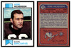 1973 Topps Football Gene Hickerson #183 Low Grade front and back of card