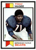 1973 Topps Football Tony McGee #228 Low Grade — Example B front of card