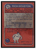 1973 Topps Football Rich Houston #391 Low Grade — Example B back of card