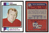 1973 Topps Football Rod Sherman #52 Low Grade — Example B front and back of card
