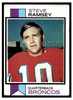1973 Topps Football Steve Ramsey #189 Low Grade front of card