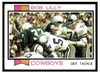 1973 Topps Football Bob Lilly #450 Low Grade front of card