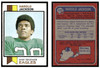 1973 Topps Football Harold Jackson #230 Low Grade front and back of card