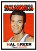 1971 Topps Basketball Hal Greer #60 Low Grade front of card