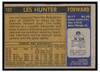 1971 Topps Basketball Les Hunter #157 Low Grade back of card