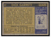 1971 Topps Basketball Dick Garrett #67 Low Grade back of card