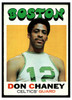 1971 Topps Basketball Don Chaney #82 Low Grade front of card