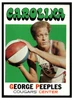 1971 Topps Basketball George Peeples #179 Low Grade — Example B front of card