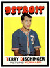 1971 Topps Basketball Terry Dischinger #8 Low Grade front of card