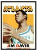1971 Topps Basketball Jim Davis #97 Low Grade — Example C front of card