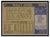 1971 Topps Basketball Wally Jones #42 Low Grade back of card