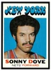 1971 Topps Basketball Sonny Dove #209 Low Grade — Example B front of card