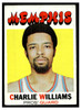 1971 Topps Basketball Charlie Williams #158 Low Grade front of card