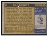 1971 Topps Basketball Bill Hewitt #23 Low Grade — Example B back of card