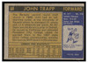 1971 Topps Basketball John Trapp #68 Low Grade back of card