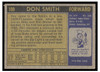 1971 Topps Basketball Don Smith #109 Low Grade back of card
