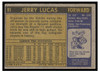 1971 Topps Basketball Jerry Lucas #81 Low Grade back of card