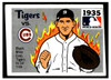 1971 1971 Fleer Laughlin World Series Black Backs 1935 World Series #33 Low Grade front of card
