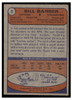 1974 Topps Hockey Bill Barber #8 Low Grade back of card