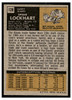 1971 Topps Football Spider Lockhart #128 Low Grade back of card