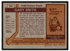 1973 1973-74 Topps Hockey Gary Smith #126 Low Grade back of card