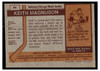 1973 Topps Hockey Keith Magnuson #44 Low Grade back of card