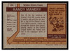 1973 1973-74 Topps Hockey Randy Manery #131 Low Grade back of card