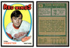 1971 Topps Hockey Tom Webster #78 Low Grade front and back of card
