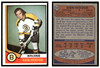 1974 Topps Hockey Ken Hodge #230 Low Grade front and back of card