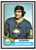 1974 Topps Hockey Larry Carriere #43 Low Grade front of card