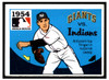 1971 1971 Fleer World Series (Black Backs) 1954 World Series - Giants vs. Indians / Johnny Antonelli #52 Low Grade front of card