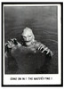 1973 Topps Youll Die Laughing / Creature Feature Series 1 COME ON IN! THE WATER'S FINE! #52 Low Grade front of card