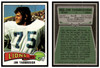 1975 Topps Football Jim Yarbrough #279 Low Grade — Example A front and back of card