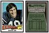 1975 Topps Football David Lee #361 Low Grade front and back of card