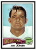 1975 Topps Football Jim Langer #196 Low Grade front of card