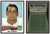 1975 Topps Football Jim Langer #196 Low Grade front and back of card