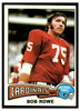 1975 Topps Football Bob Rowe #483 Low Grade — Example B front of card