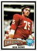 1975 Topps Football Bob Rowe #483 Low Grade — Example C front of card