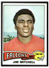 1975 Topps Football Jim Mitchell #495 Low Grade front of card