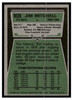 1975 Topps Football Jim Mitchell #495 Low Grade back of card