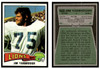 1975 Topps Football Jim Yarbrough #279 Low Grade — Example B front and back of card