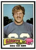 1975 Topps Football Doug Van Horn #143 Low Grade front of card